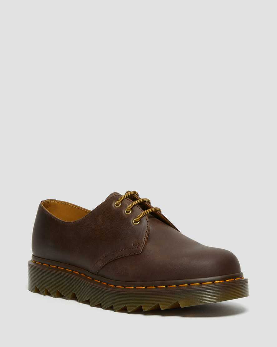 Dr. Martens 1461 Ziggy Lær Oxford Sko Herre Mørke Brune [3045FOQJK]